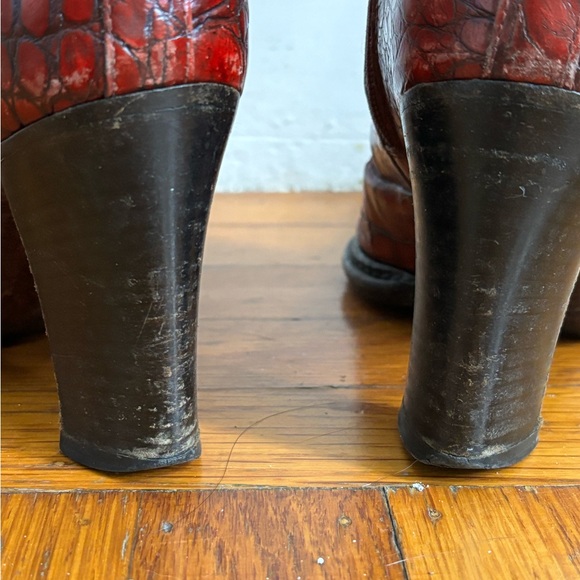 Donald Pliner Vintage Statement Boots Sz 5.5 - Picture 7 of 10